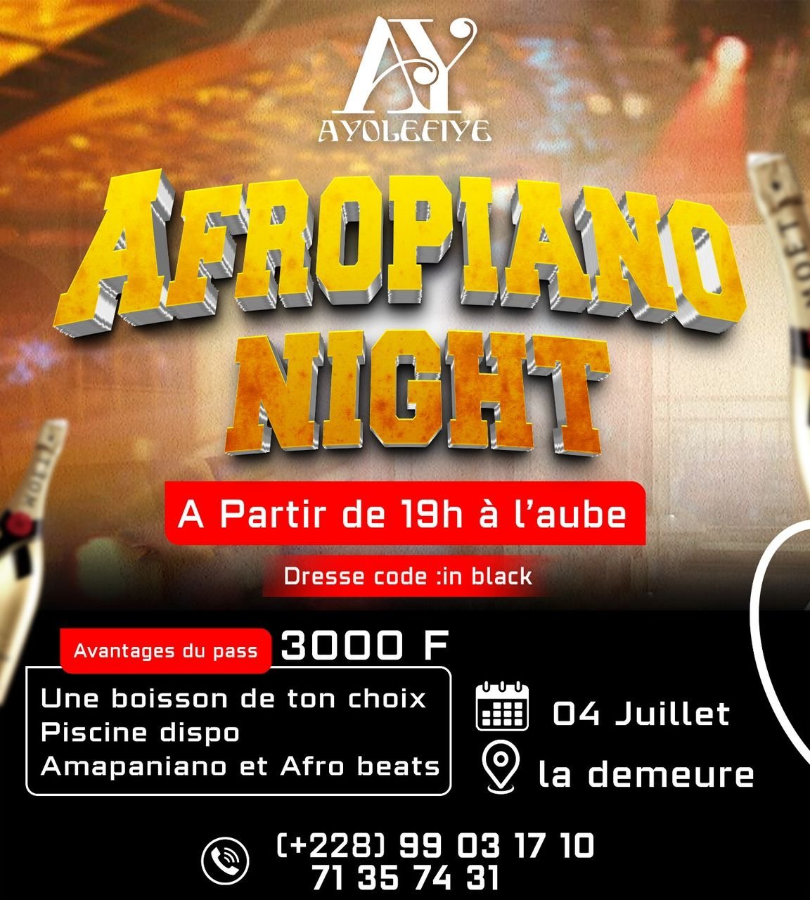 Soirée jusqu’à l’aube 🥳
