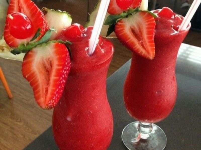 Jus aux fraises 🍓 